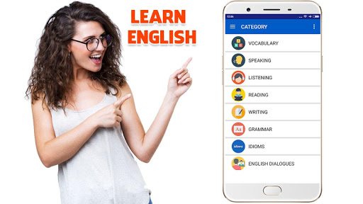 Android application Learn English with Videos screenshort