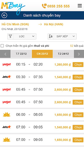 Ve may bay Screen 2
