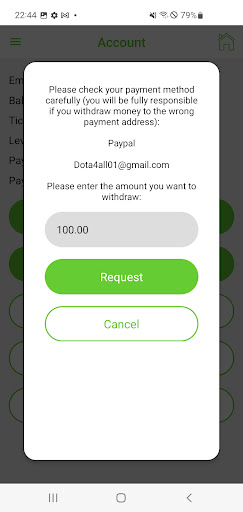 V-Lottery Screen 2