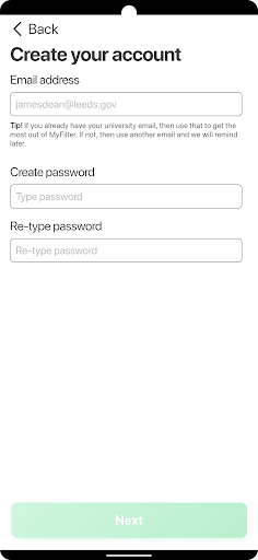 MyFilter Screen 2