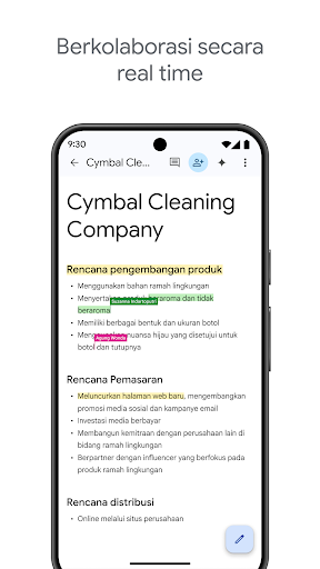 Google Dokumen screenshot 1