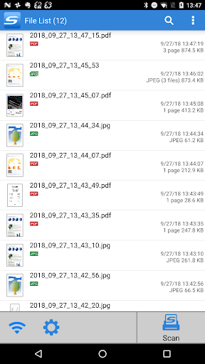 ScanSnap Connect Application. Screen 2
