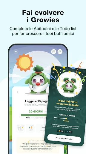 Growie: Routine & Abitudini Screen 3