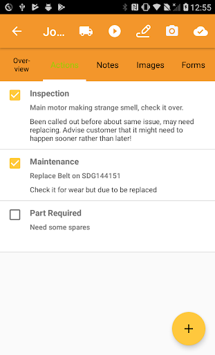Perspective Field Service Screen 3