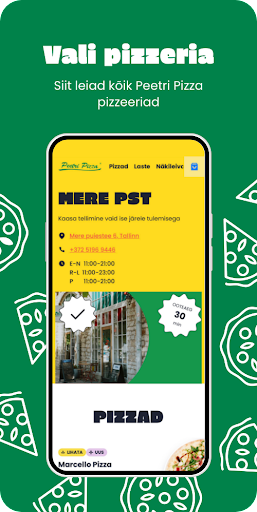Peetri Pizza Screen 3