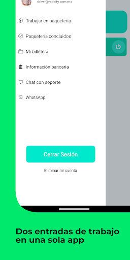 RapCity Drive: App Conductores Screen 2