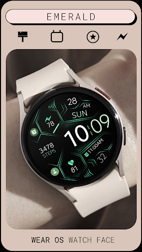Dream 127 emerald watch face Screen 2