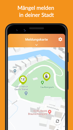 Android application Meldoo - Mängelmelder screenshort