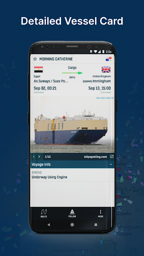 ShipXplorer · Vessel Tracker Screen 3