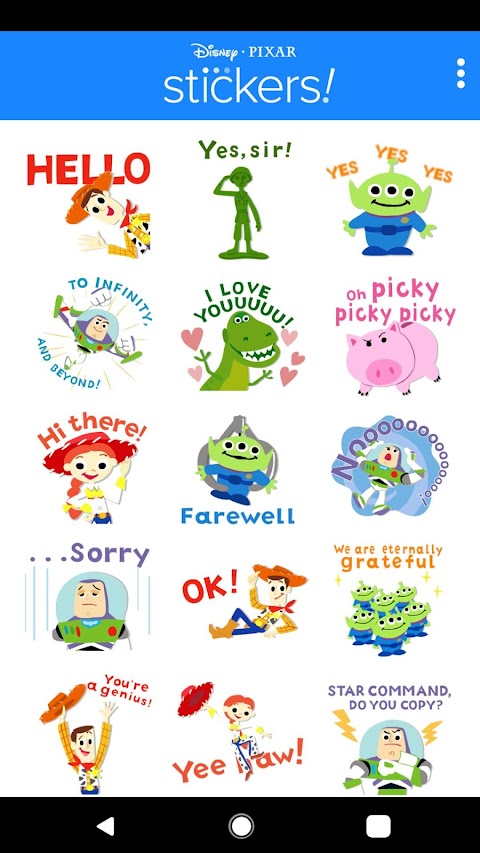 Pixar Stickers: Toy Storyのおすすめ画像2
