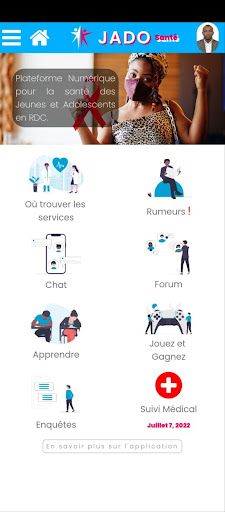 Android application JADO screenshort