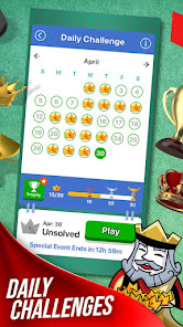 Captura de Pantalla 16 Solitaire + Card Game by Zynga android