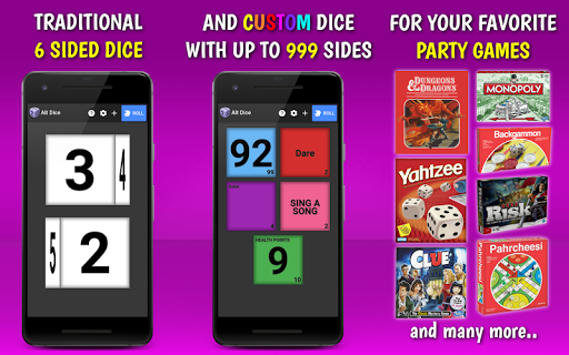 Dice Roller: Alt Dice Screen 2