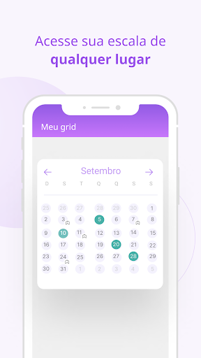 Android application StarGrid - escala de trabalho screenshort
