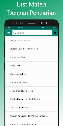 Pengantar Jurnalistik Screen 3