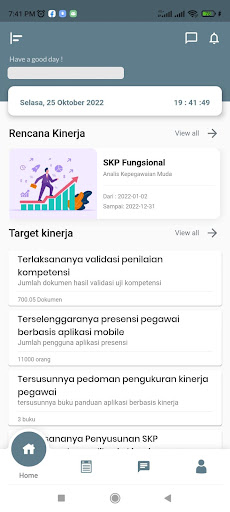 Android application Aplikasi Sistem Kerja screenshort