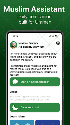 Android application Muslim AI: Dua Islam Assistant screenshort