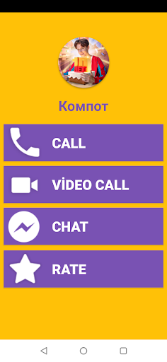 Android application Compot Fake Video Call & Chat screenshort