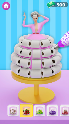 Icing on Doll Cake maker Game - Screenshot 3