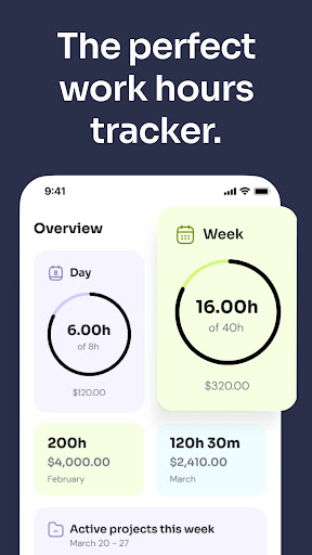 Time Clock: Easy Hours Tracker screenshot