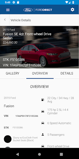 Android application FordDirect CRM Pro Mobile screenshort