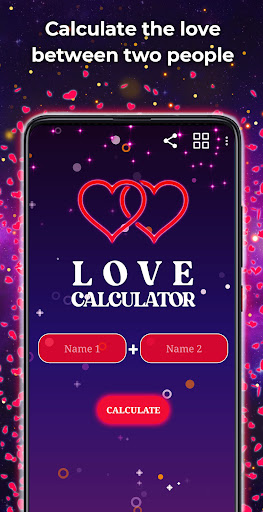 Android application Love Calculator with Name screenshort