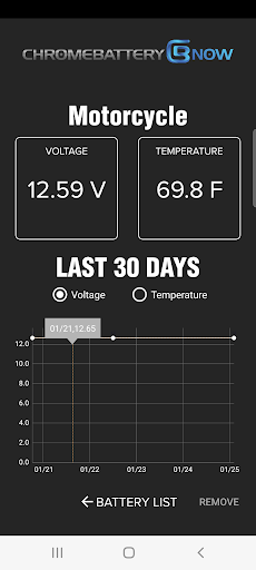 ChromeBattery Now Screen 3