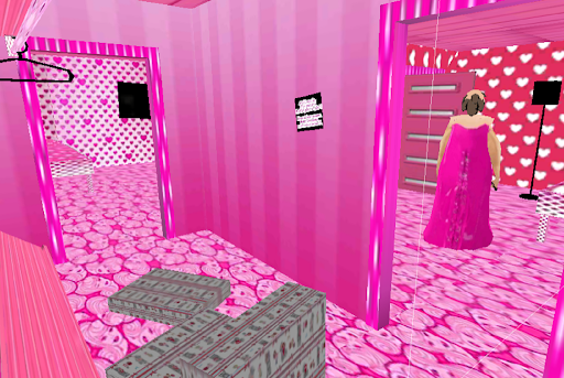 Horror Scary Granny Pink Barby