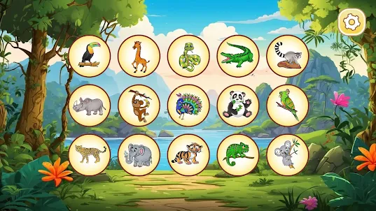 Puzzle Fun: African Animals