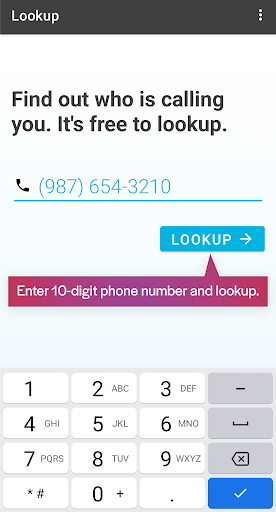 Reverse Phone Lookup — rLookup screenshot