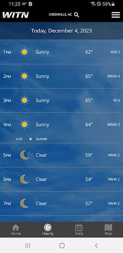 WITN Weather App Screen 2