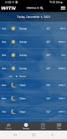 screenshot of WITN Weather App