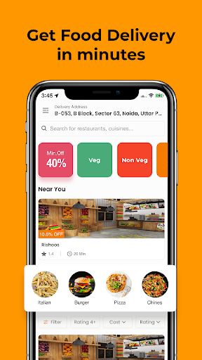 Food Carrier User Screen 2