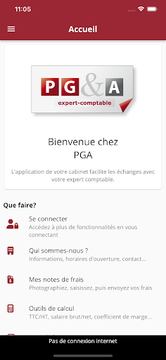 Android application PGA – Expertise comptable screenshort