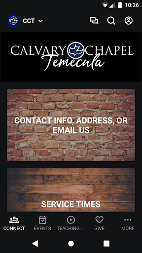 Android application Calvary Chapel Temecula screenshort