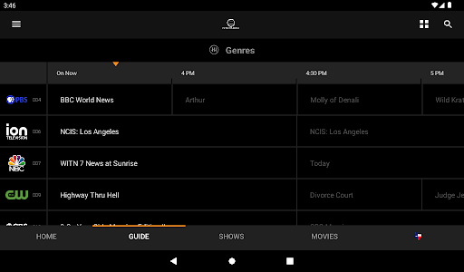 Screenshot of InfinityLink TV