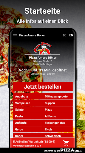 Pizza Amore Döner Wolfschlugen Screen 2