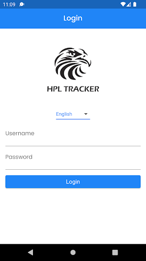 Android application HPL Tracker screenshort