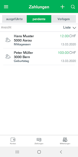 SLW Mobile Banking Screen 3