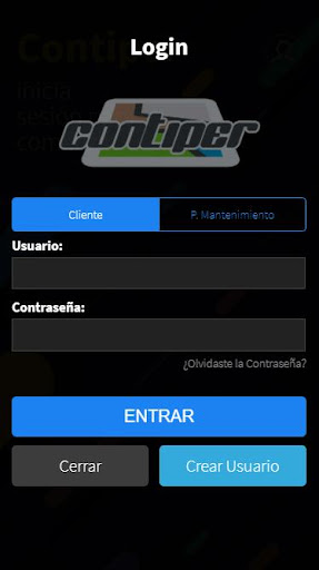 CONTIPER Screen 2