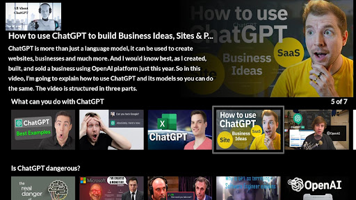 All about ChatGPT Screen 2