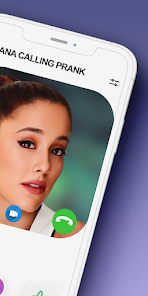 Captura de Pantalla 6 Ariana grande fake call video android