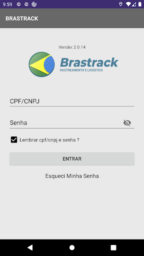 Android application Brastrack Rastrear screenshort