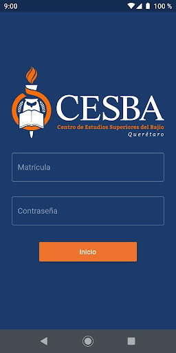 Android application CESBA Querétaro screenshort
