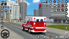 市の救急車運転ゲーム 3Dのおすすめ画像3