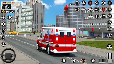 市の救急車運転ゲーム 3Dのおすすめ画像3