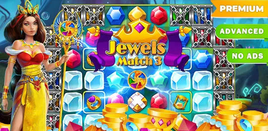 Jewel Treasure Match 3 Premium