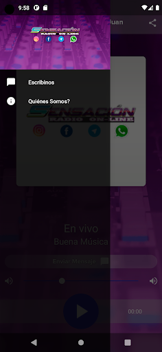 Radio Sensación San Juan Screen 2