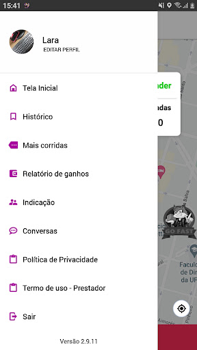 Android application Go Fast Entregas -Entregadores screenshort