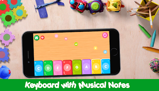 Infant piano with farm animals 2